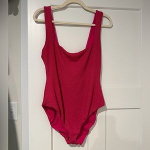 Show Me Your MuMu Textured One-Piece Swimsuit